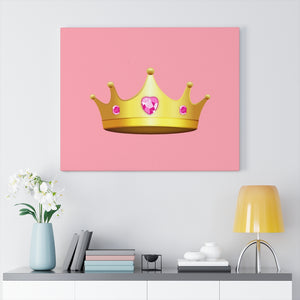 Crowned Princess Canvas