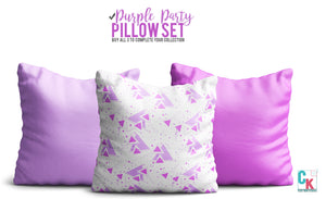 Cozy Pastel Purple Pillow