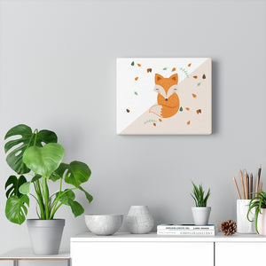 Cozy Little Fox Canvas