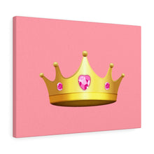 Load image into Gallery viewer, Crowned Princess Canvas
